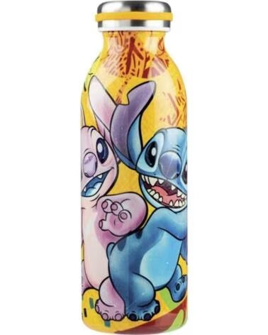 ENESCO Botella de agua stitch angel amarilla 500 ml