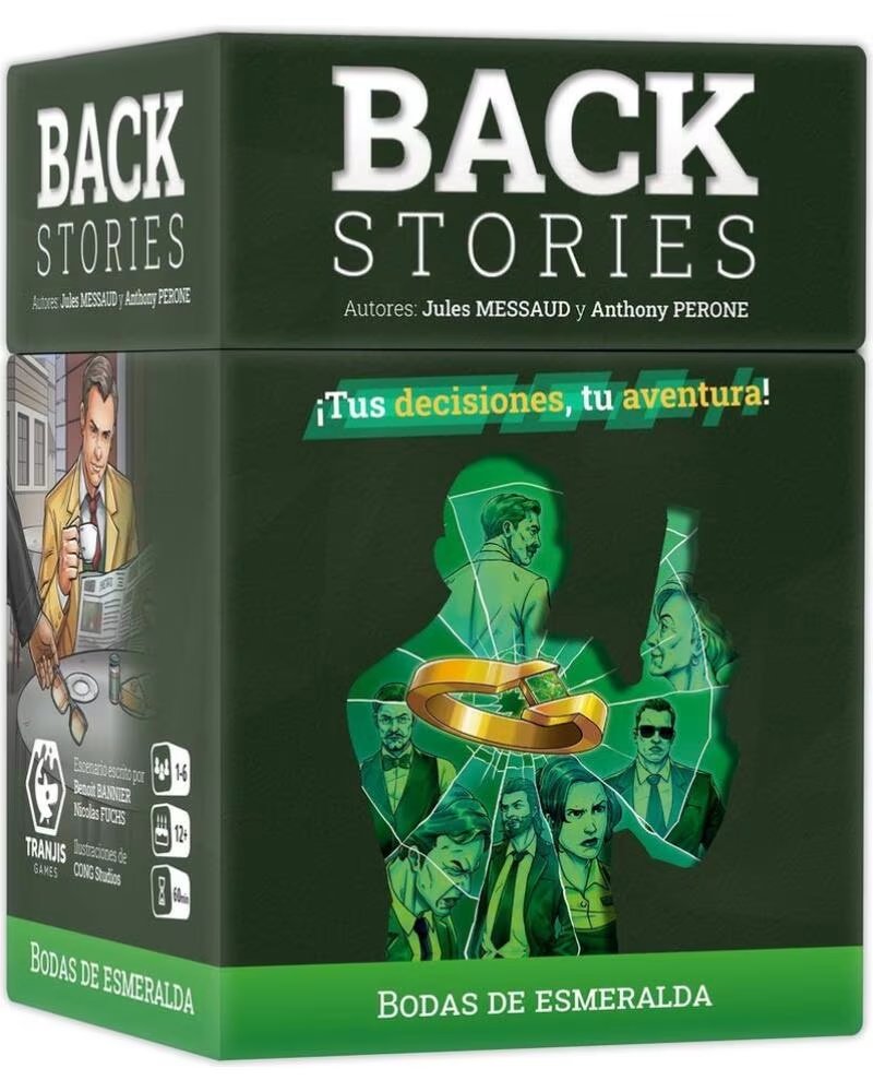 TRANJIS GAMES SL Juego de mesa back stories 2 - bodas de esmeralda