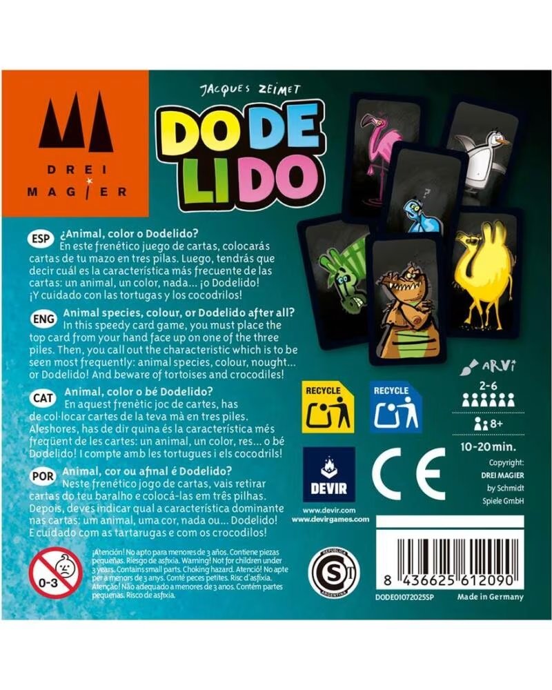 DEVIR Juego de mesa dodelido