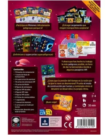 DEVIR Expansion galaxy trucker hacer que