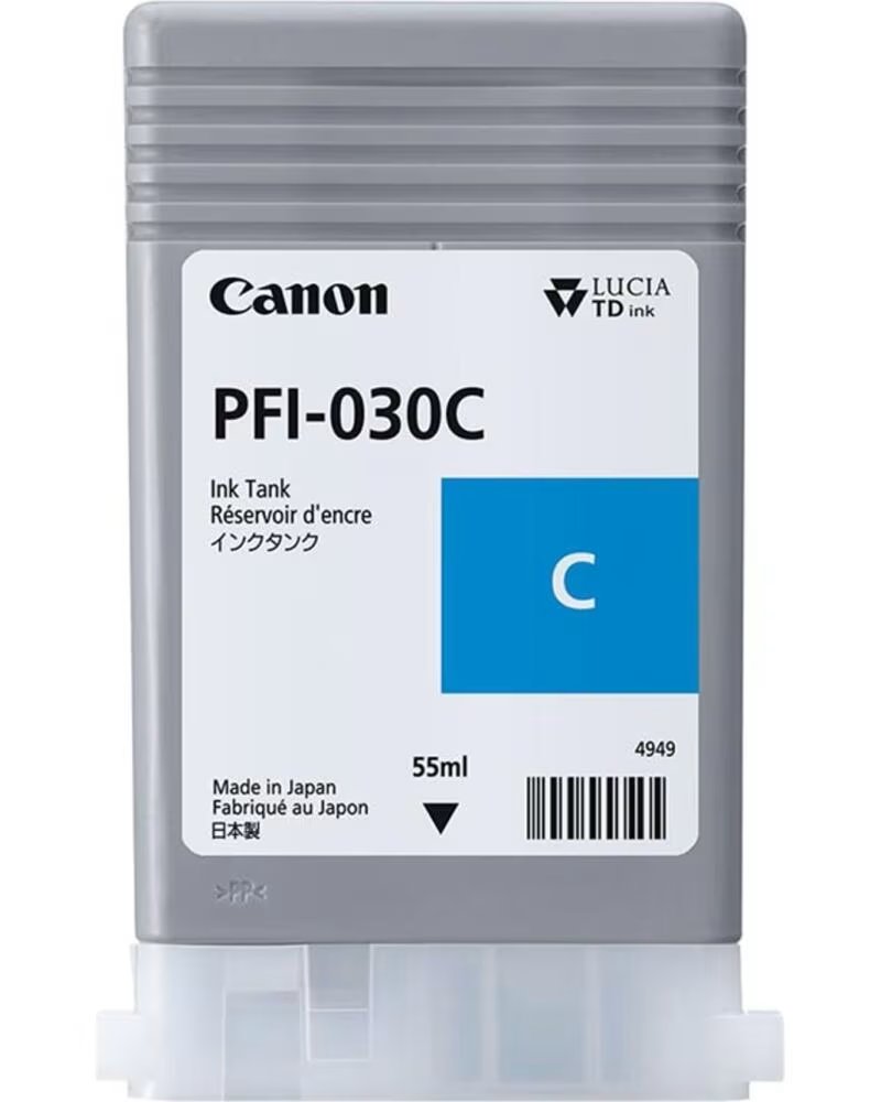 CANON Cartucho pfi - 030 cian ta - 20ta - 20 mfp l24eita - 30ta - 30 mfp l36ei