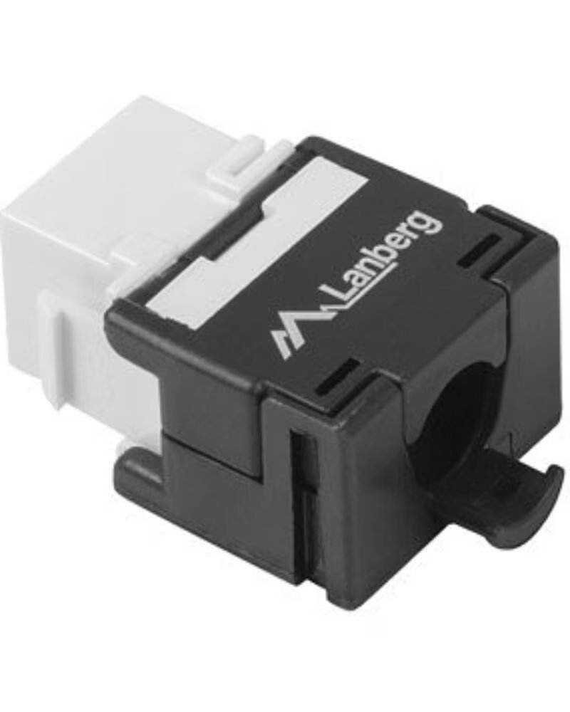 LANBERG Conector keystone cat 5e utp rj45 180 grados sin herramientas