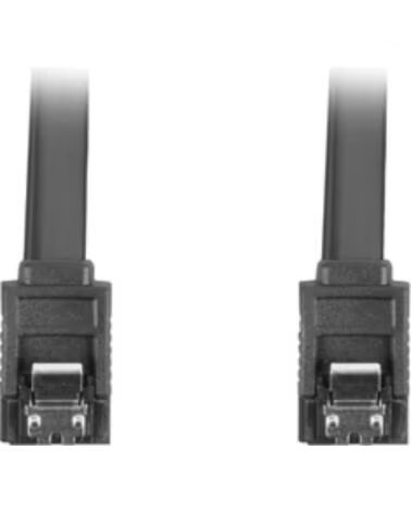 LANBERG Cable sata iii 6gb - s hembra hembra clip metal 0 5m rojo