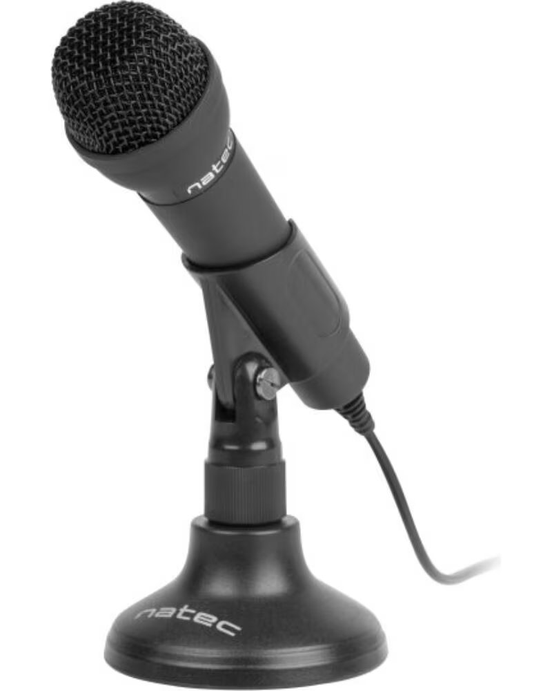 NATEC Microfono adder negro