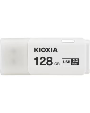 KIOXIA Memoria usb 3 2 128gb u301 blanco