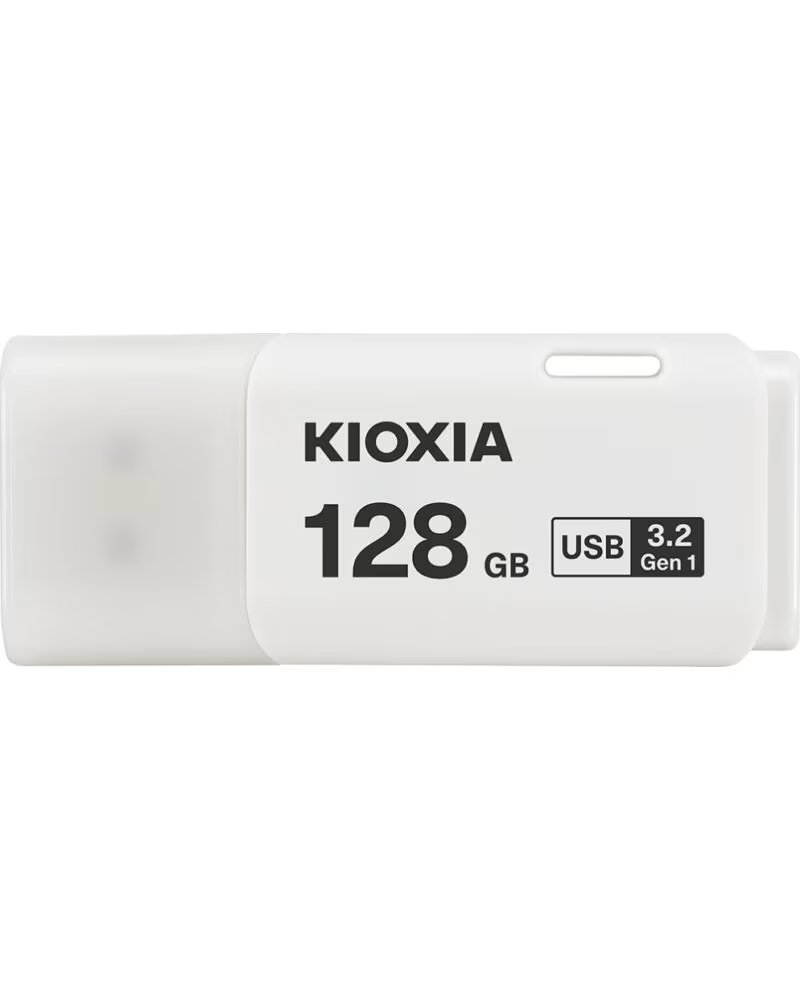 KIOXIA Memoria usb 3 2 128gb u301 blanco