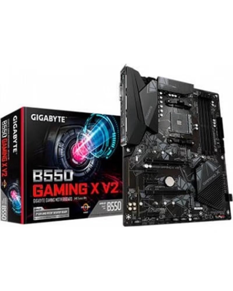 GIGABYTE Placa base am4 b550 gaming x v2 atx - 4xddr4 - 4xsata6 - 1xusb 3 2 - 2xusb 2 0