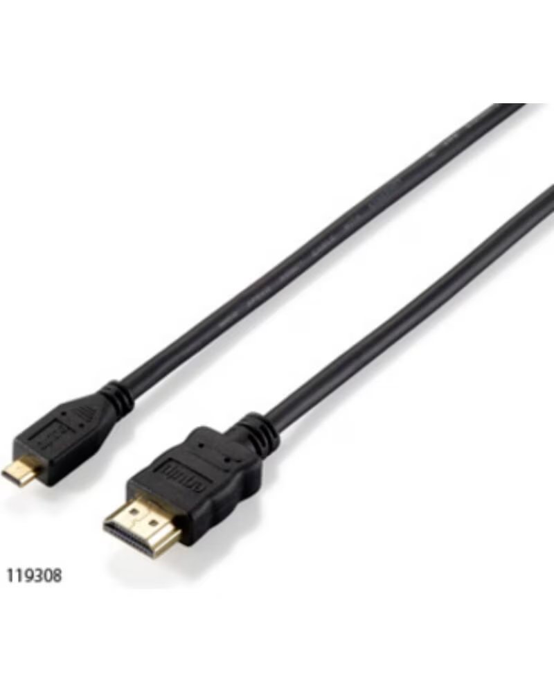 EQUIP Cable hdmi 1 4 high speed a micro hdmi 2m