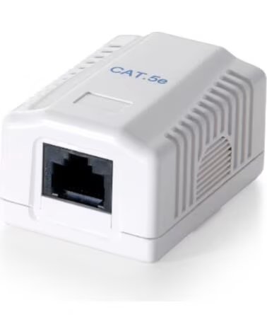 EQUIP Roseta de superficie categoria 5e hembra rj45