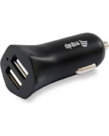 EQUIP Cargador life 5v 2xusb para coche 12 - 24v 2 4a 12w
