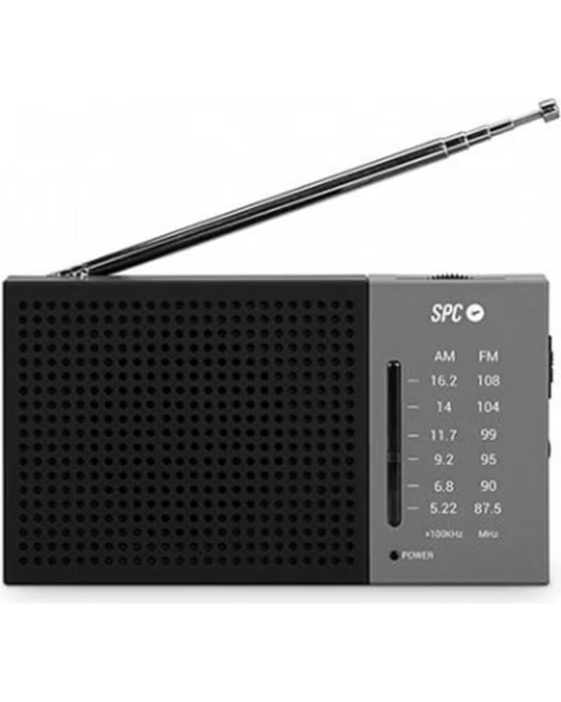 SPC Radio fm jetty lite radio fm - am - control volumen - antena telescopica - in 3 5mm