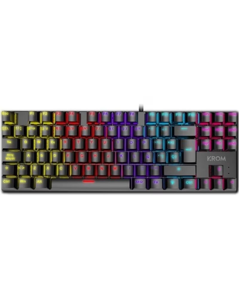 KROM Teclado Gaming Mecanico Kasic TKL- Negro