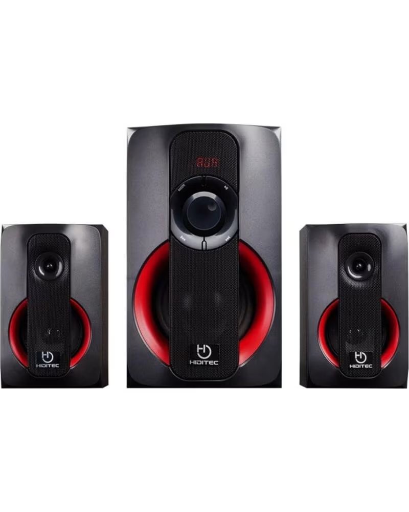HIDITEC Altavoces 2 1 multimedia h400 80w bluetooth usb sd radio