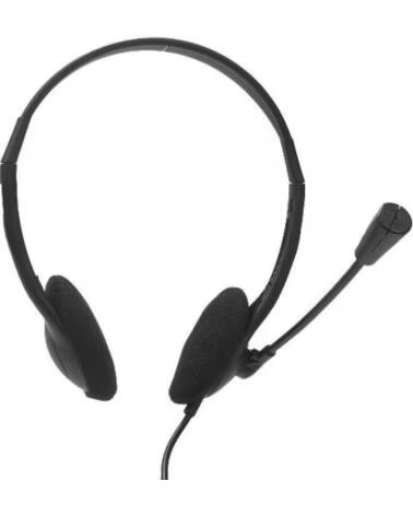NILOX Auriculares microfono control vol negro alambrico conexion usb