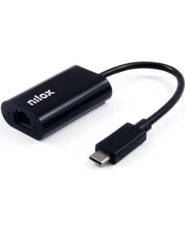NILOX Cable adaptador usb tipo c a ethernet macho - hembra