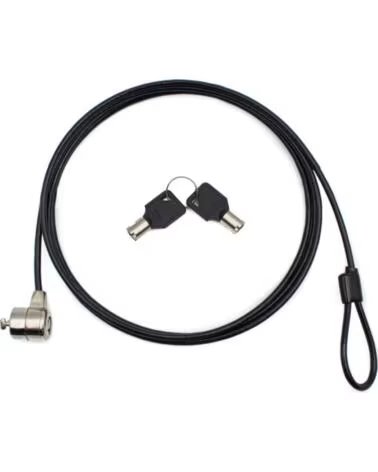 NILOX Cable seguridad para portatil con llave 1 8m