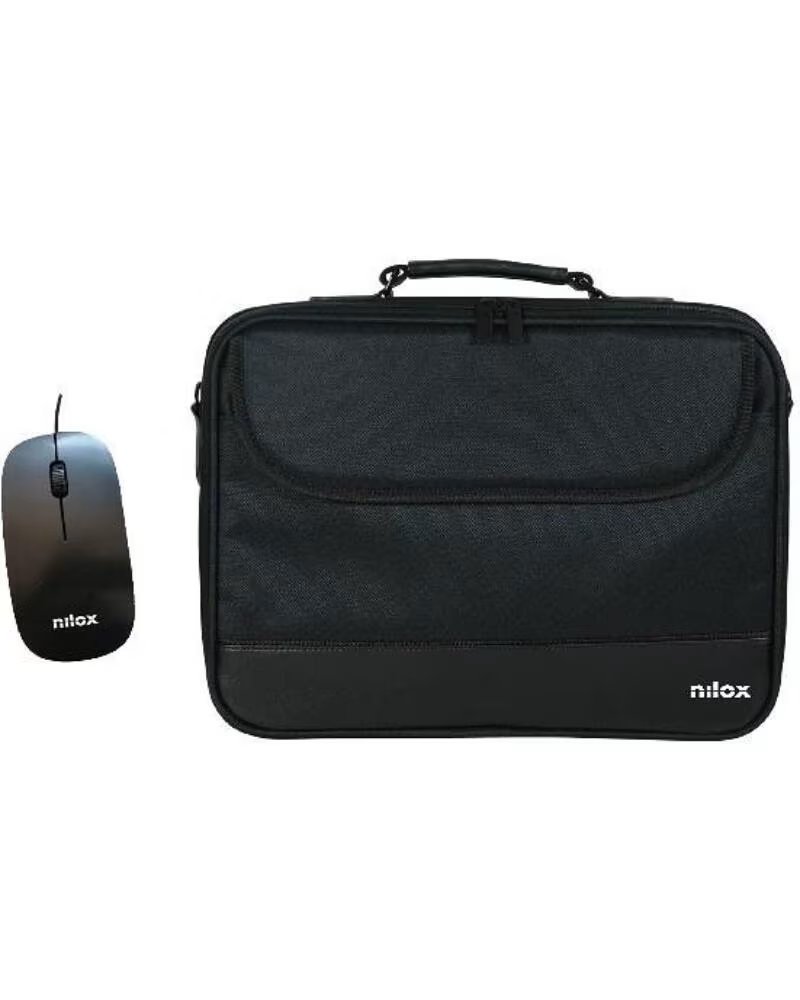 NILOX Maletin duro mouse raton para portatil 15 6 pulgadas negro