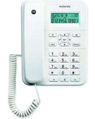 MOTOROLA Telefono ct202 blanco con display