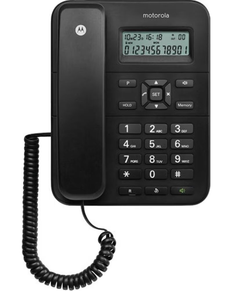 MOTOROLA Telefono ct202 negro con display