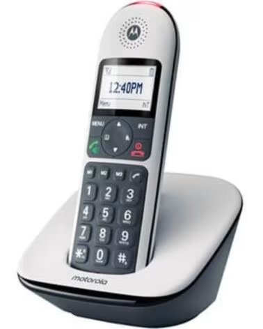 MOTOROLA Telefono inalambrico dect digital cd5001 blanco - pantalla retroiluminada - teclas grandes