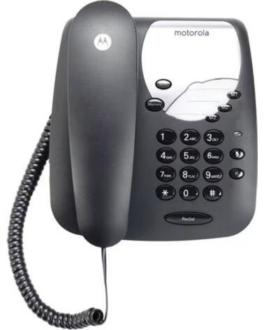 MOTOROLA Telefono ct1 negro sin display