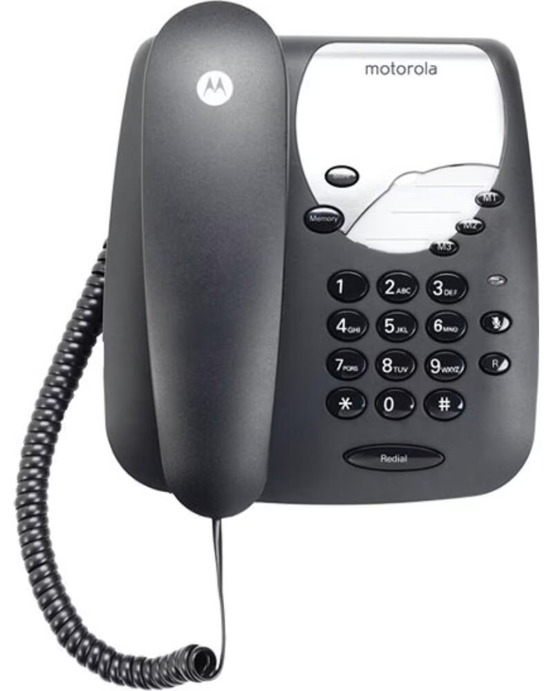 MOTOROLA Telefono ct1 negro sin display