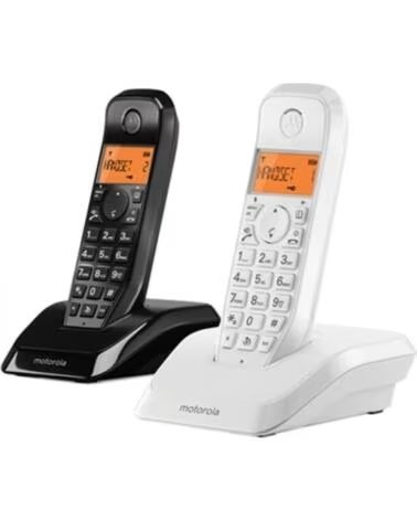 MOTOROLA Telefono s1202 duo blanco y negro