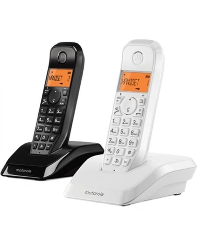 MOTOROLA Telefono s1202 duo blanco y negro