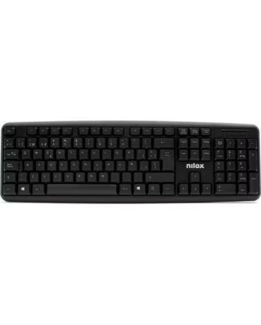 NILOX Teclado usb negro