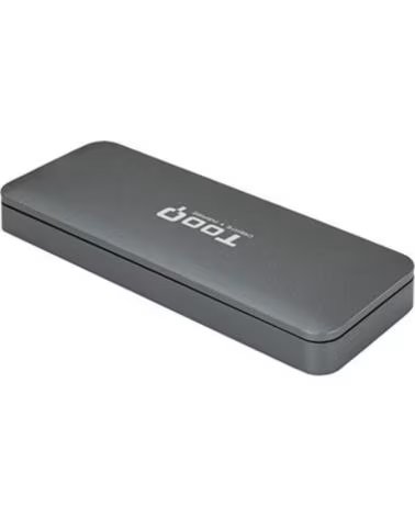 TOOQ Caja externa tqe - 2281g para ssd m 2 usb tipo c gris