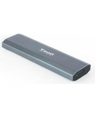 TOOQ Caja externa tqe - 2223g para ssd m 2 usb tipo c gris