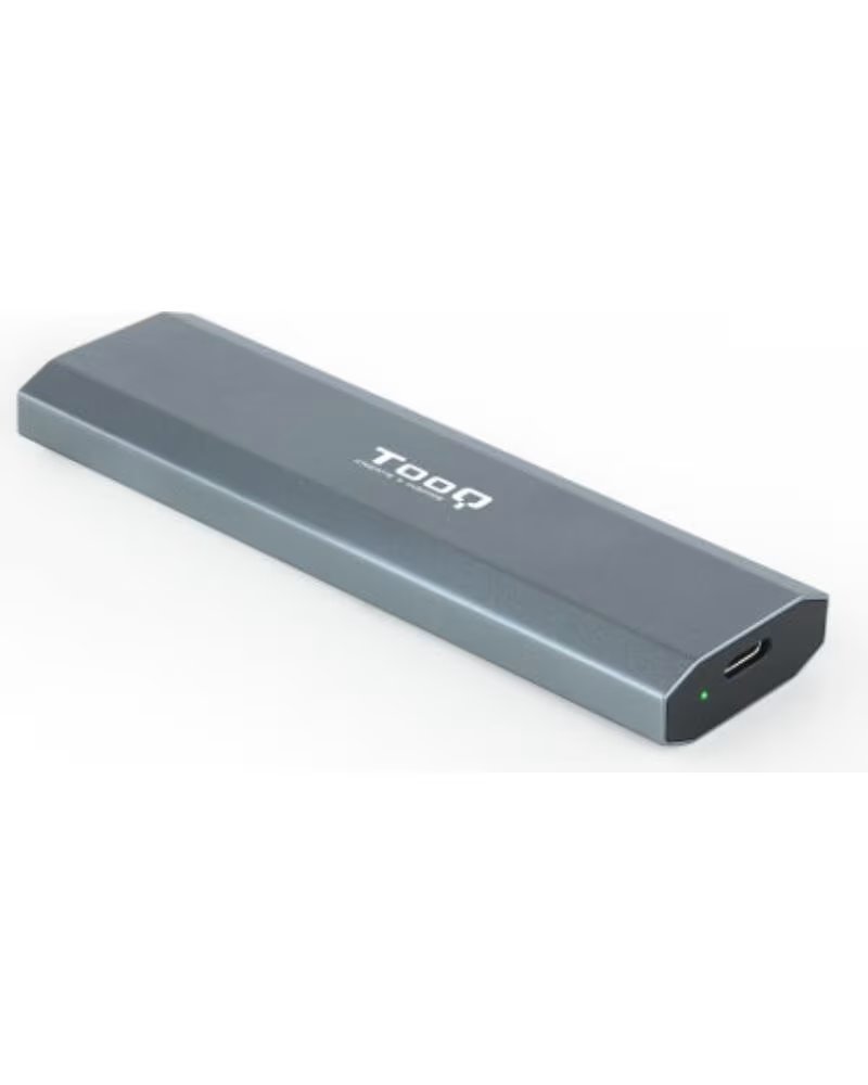 TOOQ Caja externa tqe - 2223g para ssd m 2 usb tipo c gris