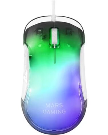 MARS GAMING Mouse raton mmgloww optico usb 7 botones 12800ppp rgb