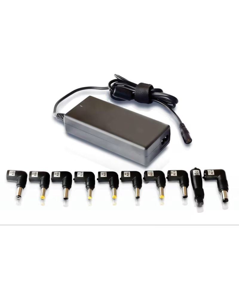 LEOTEC Cargador de Portatil Home- 90W- Automatico- 12 Conectores- Voltaje 15-20V