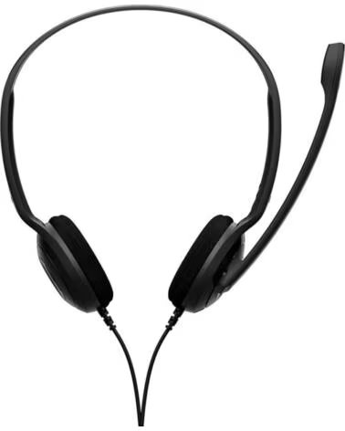 EPOS SENNHEISER Auriculares pc 5 chat jack 3 5mm microfono negro
