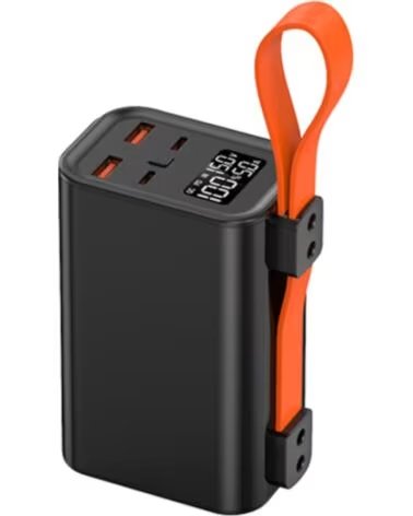 LEOTEC Bateria Externa-Powerbank PowerBank 30000mAh PD- 100W- Compatible con Portatiles
