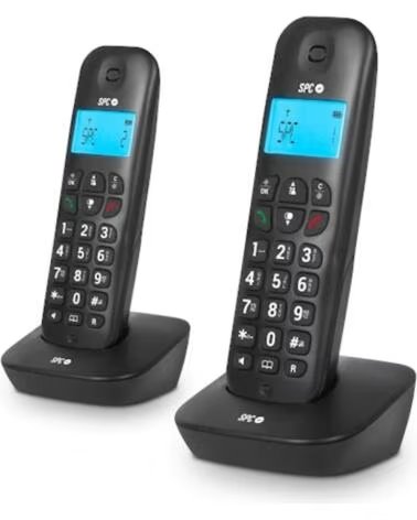 SPC Telefono inalambrico dect air pro duo negro