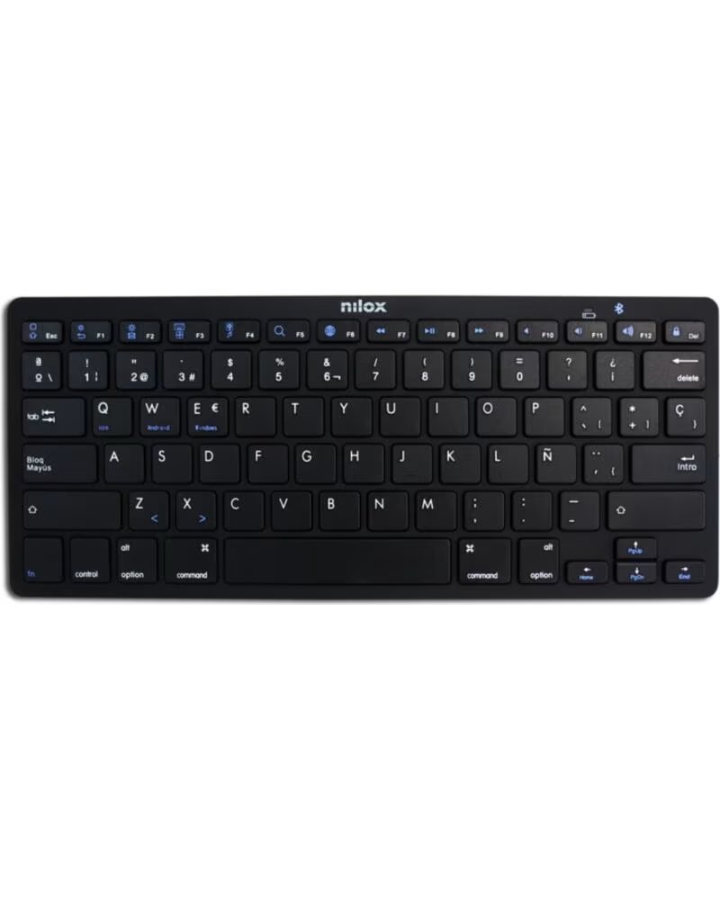 NILOX Teclado nxkb01b bluetooh negro