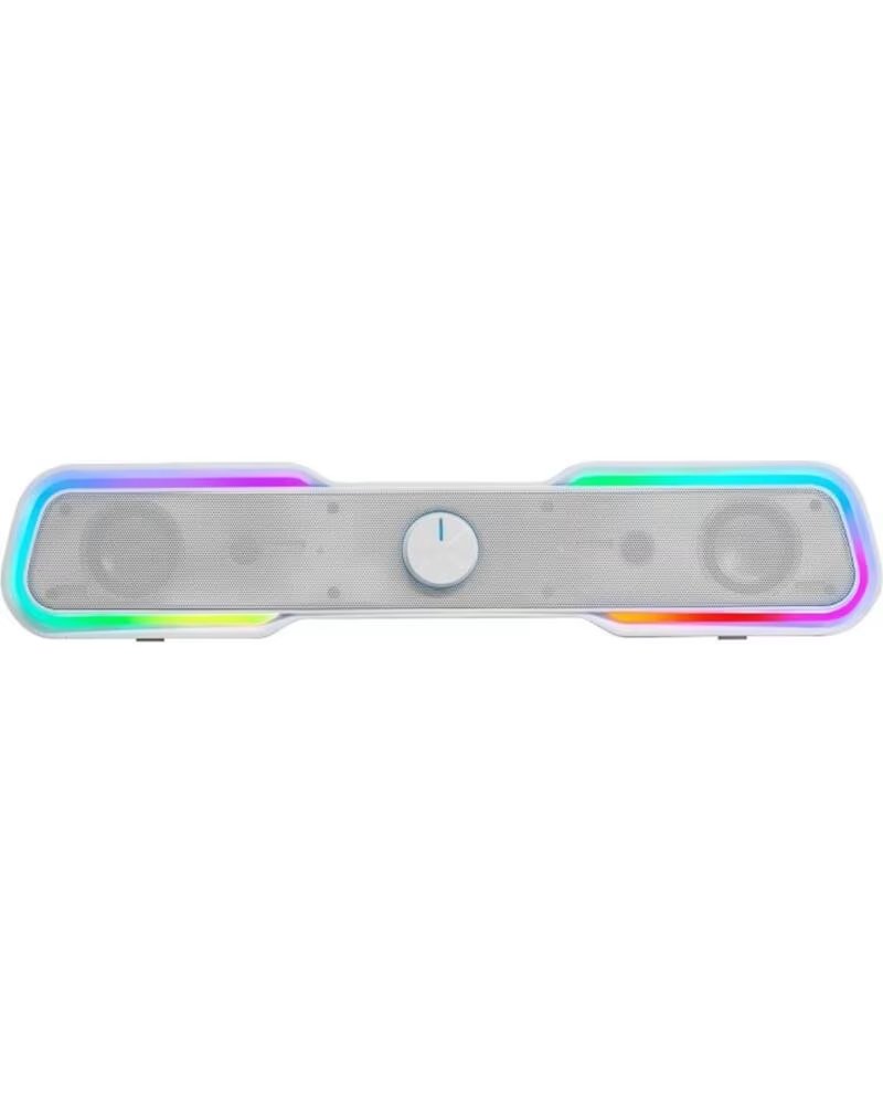 MARS GAMING Barra de sonido msbx 10w rgb blanca