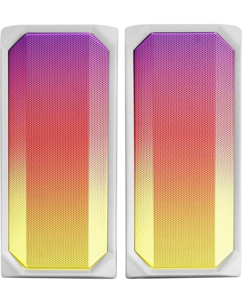 MARS GAMING Altavoces msrgb bt 15w blanco