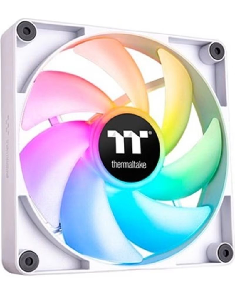 THERMALTAKE Ventilador 140x140 ct140 white pack 2uds - 1500rpm - pwm - argb