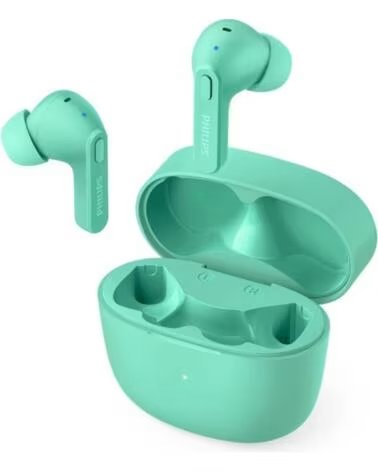 PHILIPS Auriculares bluetooth tat2206gr - 00 green ipx4 estuche de carga