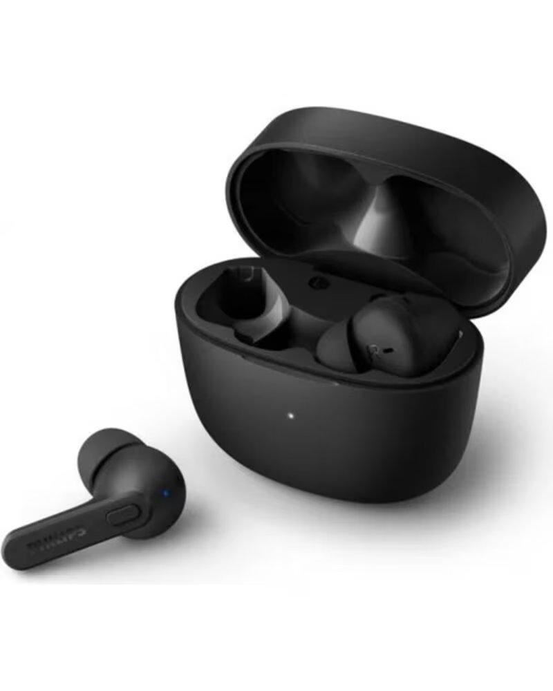 PHILIPS Auriculares bluetooth tat2206bk - 00 black ipx4 estuche de carga