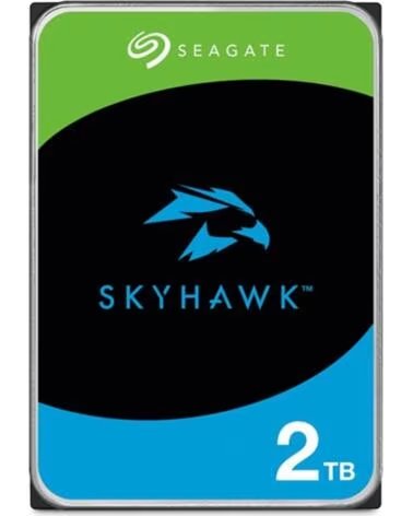 SEAGATE Disco duro interno hdd skyhawk st2000vx017 2tb 3 5 pulgadas - 256mb - sata 6gb - s