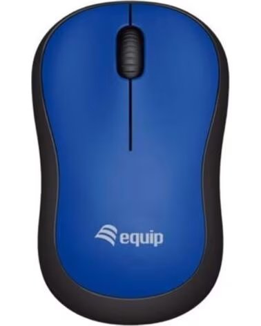 EQUIP Mouse raton comfort wireless inalambrico - 1200dpi - azul