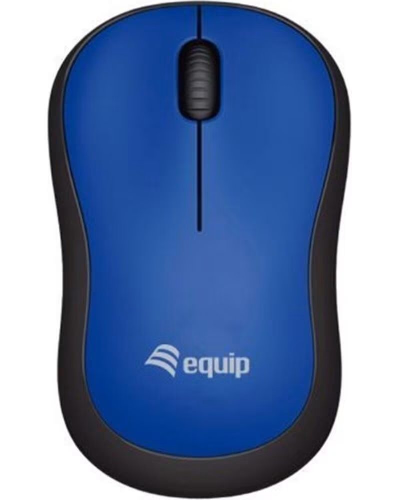 EQUIP Mouse raton comfort wireless inalambrico - 1200dpi - azul
