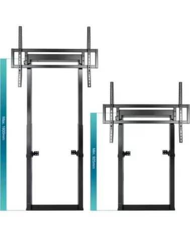 TOOQ Soporte de Pared Fijo- Suelo HIPERION FS2280M-B para TV de 55-100- hasta 120kg