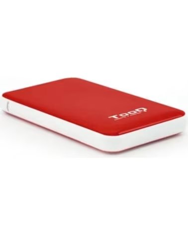 TOOQ Carcasa disco duro tqe - 2528r 2 5 pulgadas sata3 micro usb roja