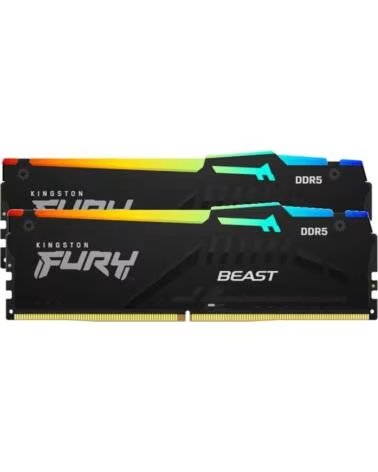 KINGSTON Memoria ram fury beast kf556c40bbak2 - 32 ddr5 2x16gb 32gb cl40