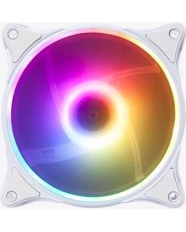 HIDITEC Ventilador N18 ARGB- 12cm- Blanco